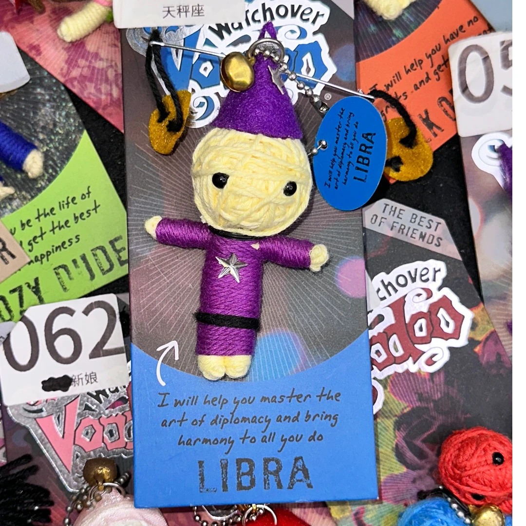 007天秤座守护平安创意潮玩玩偶缠线挂件娃娃土象星座