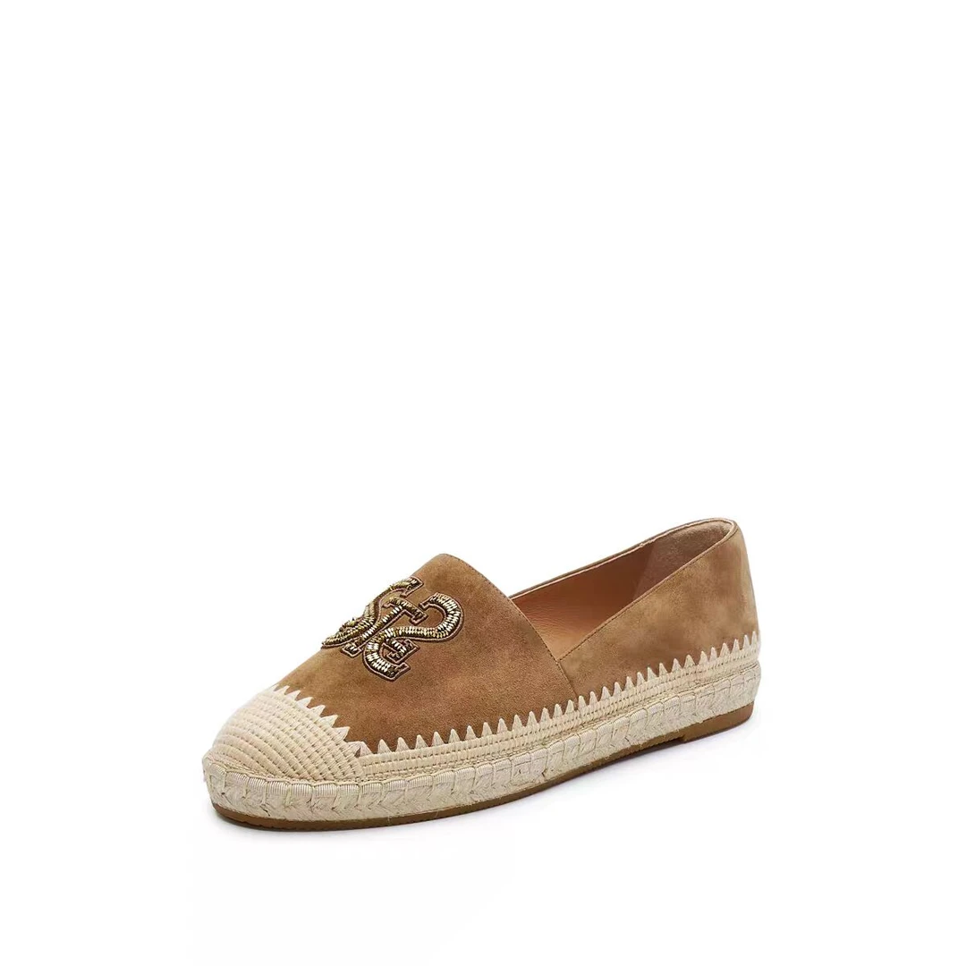 2025春新款平底渔夫鞋懒人鞋一脚蹬女单鞋子