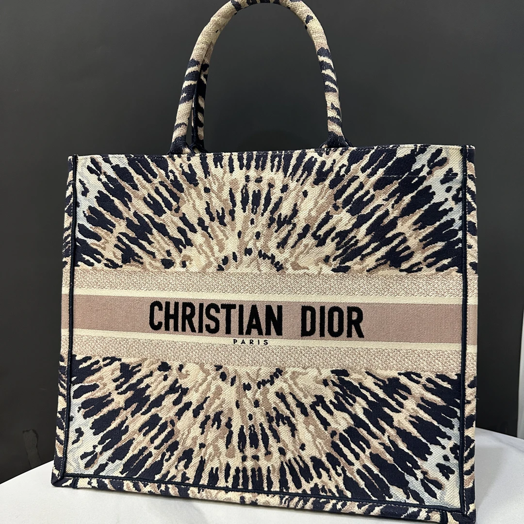 95新 DIOR/迪奥 五彩刺绣托特包42cm/JJ6010101
