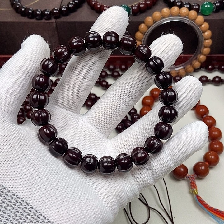 敢***️核桃手串/手链猴头鲨鱼