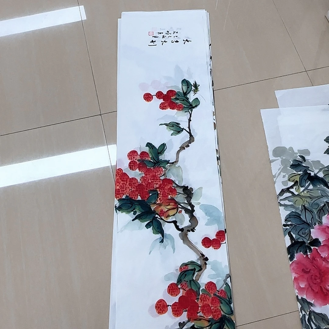 国画国画作品多次