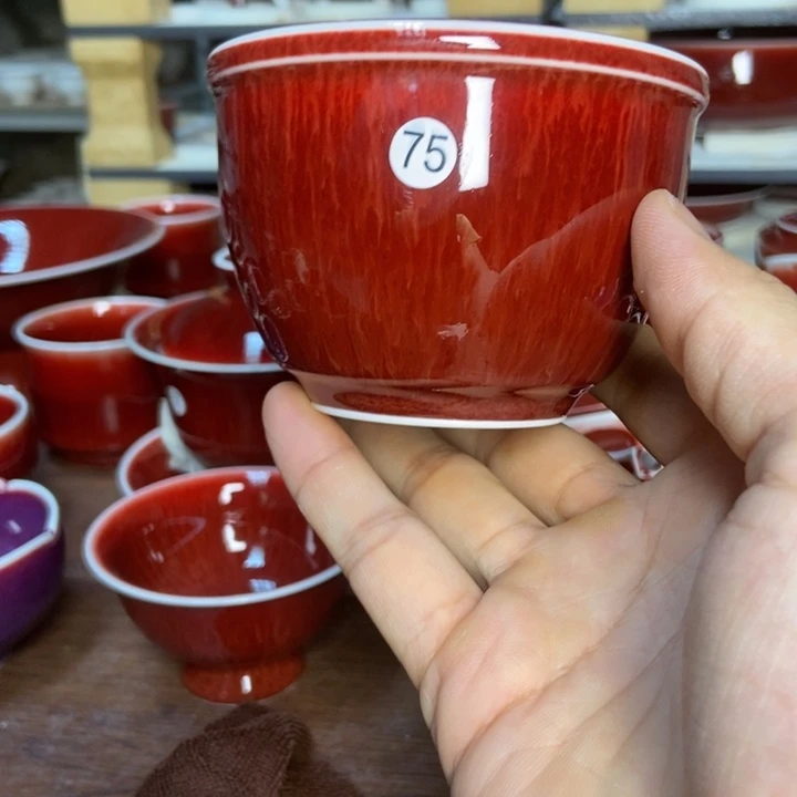 景德镇名陶雅玩原矿郎红