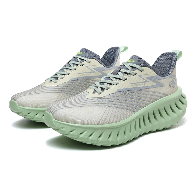 国潮2025秋季款轻便缓震耐磨休闲长跑鞋青少年增高户外运动训练鞋