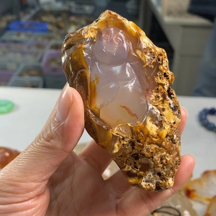 玛瑙/玉髓吊坠(不含链)未镶嵌
