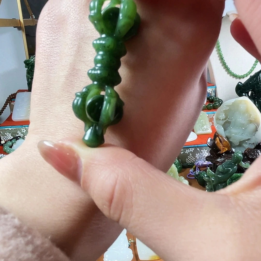 和田玉（碧玉）未镶嵌挂件