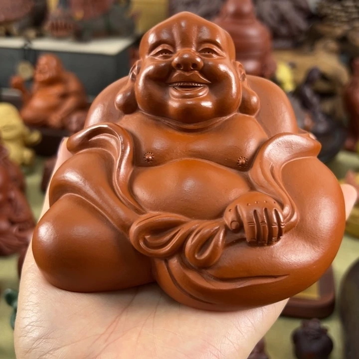 紫砂茶宠紫砂罗汉
