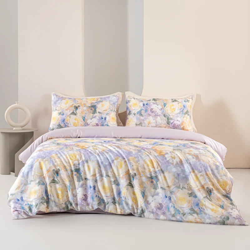 睡拾光2025新款丝滑亲肤100莱赛尔天丝四件套GT