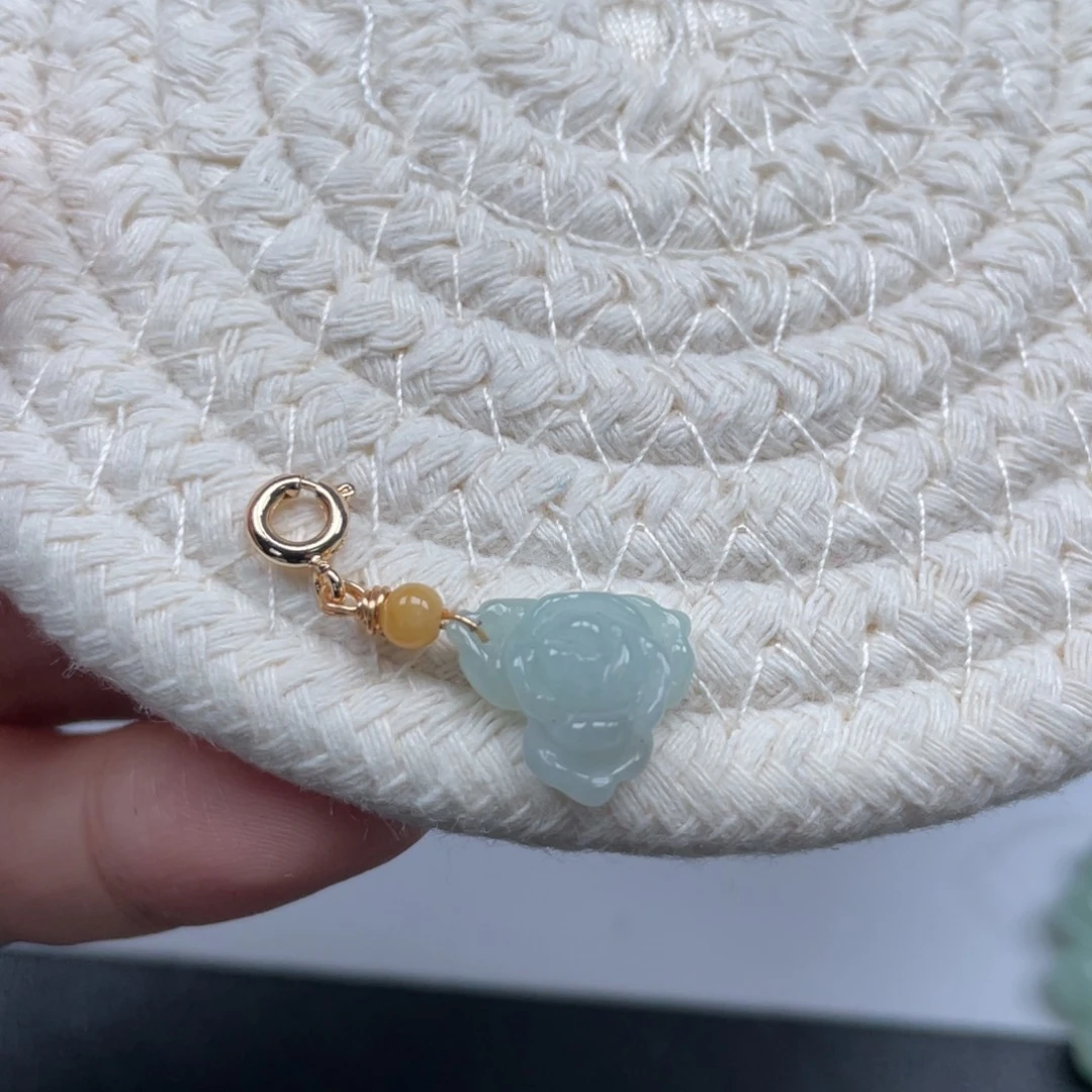 翡翠未镶嵌颈饰天然A货缅甸翡翠