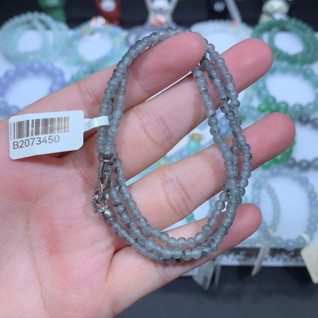 翡翠未镶嵌手串天然