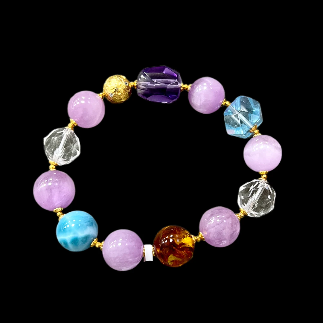 6068紫锂辉手串（多样性，发一），