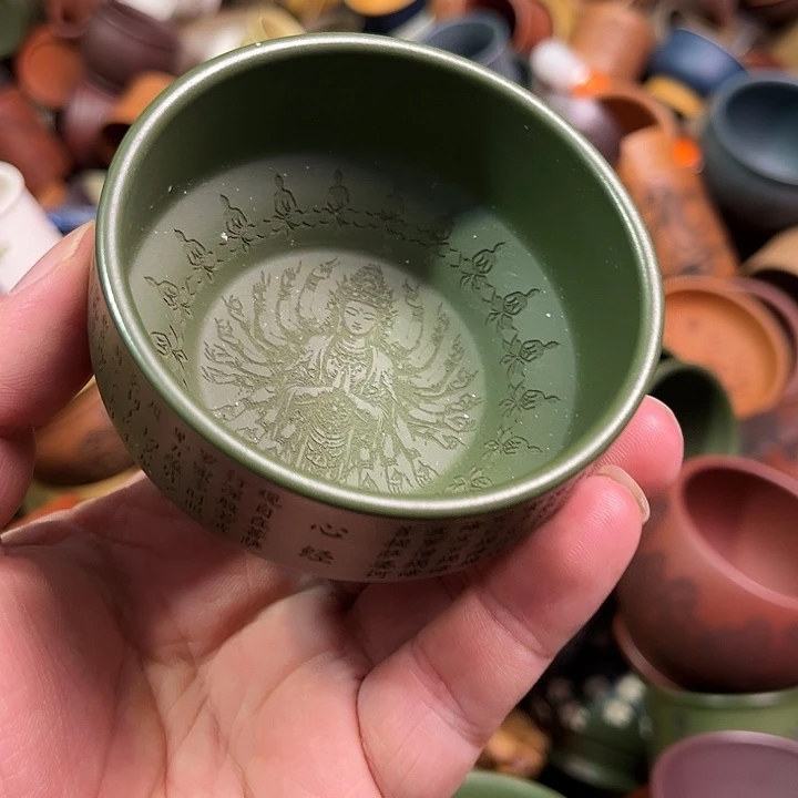 紫砂茶杯全手工紫砂主人杯