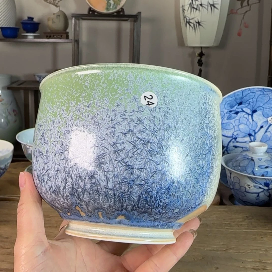 杯景德镇陶瓷柴烧多人