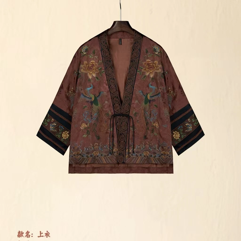 千椿物喜30018民族风重工刺绣上衣