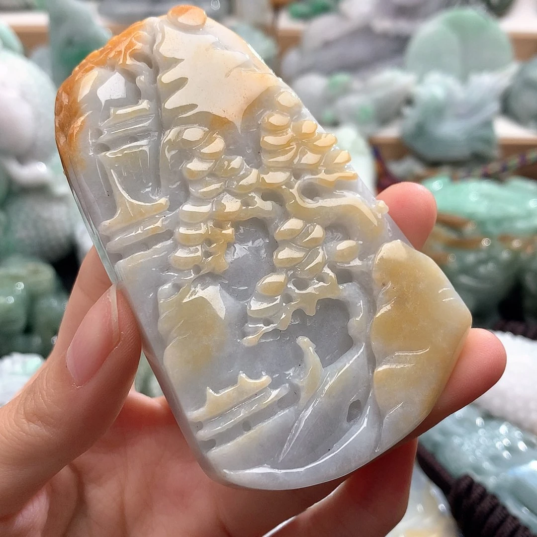 吊坠(不含链)未镶嵌翡翠