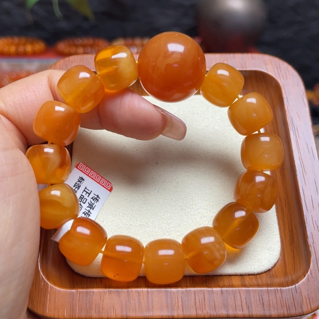 蜜蜡未镶嵌手链手串