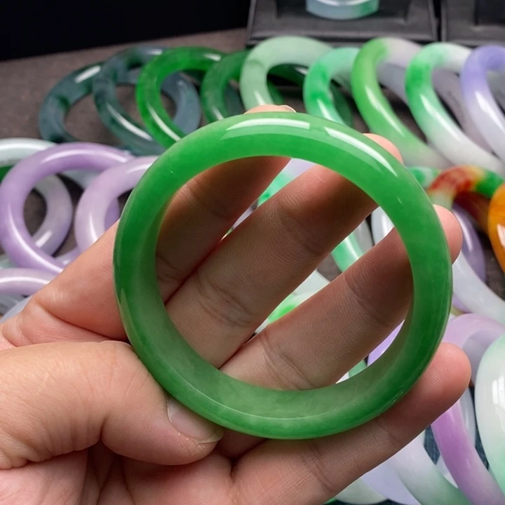 淡***儿仿水晶非金属高端手镯04