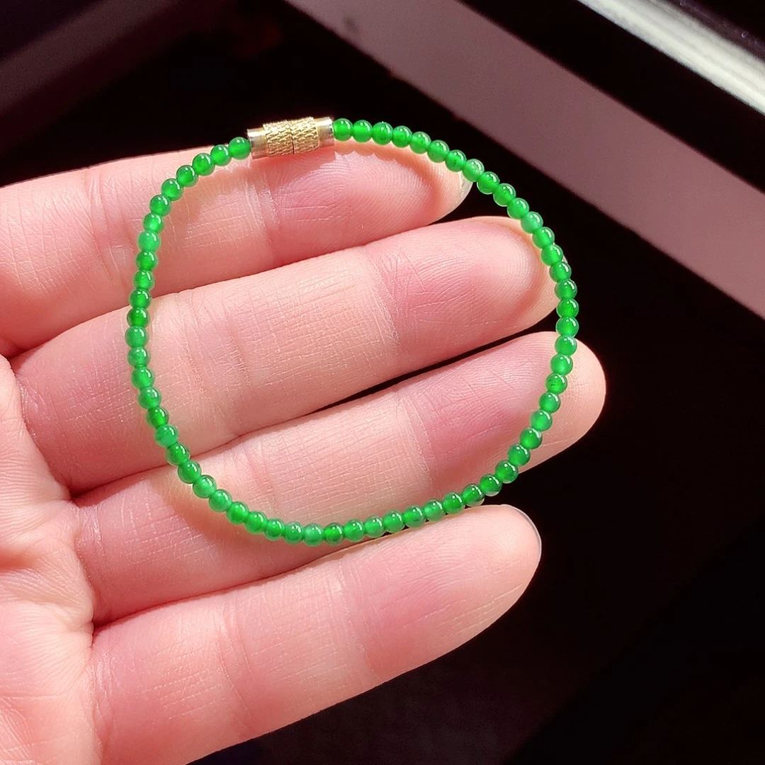 翡翠手链未镶嵌天然翡翠手链未镶嵌