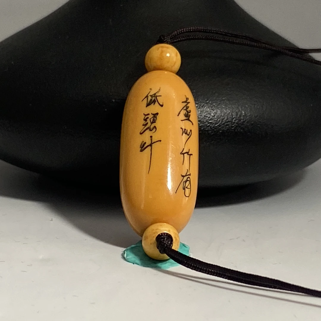 猛犸牙港工回流微刻桶珠32*13mm吊坠假一罚四X2424