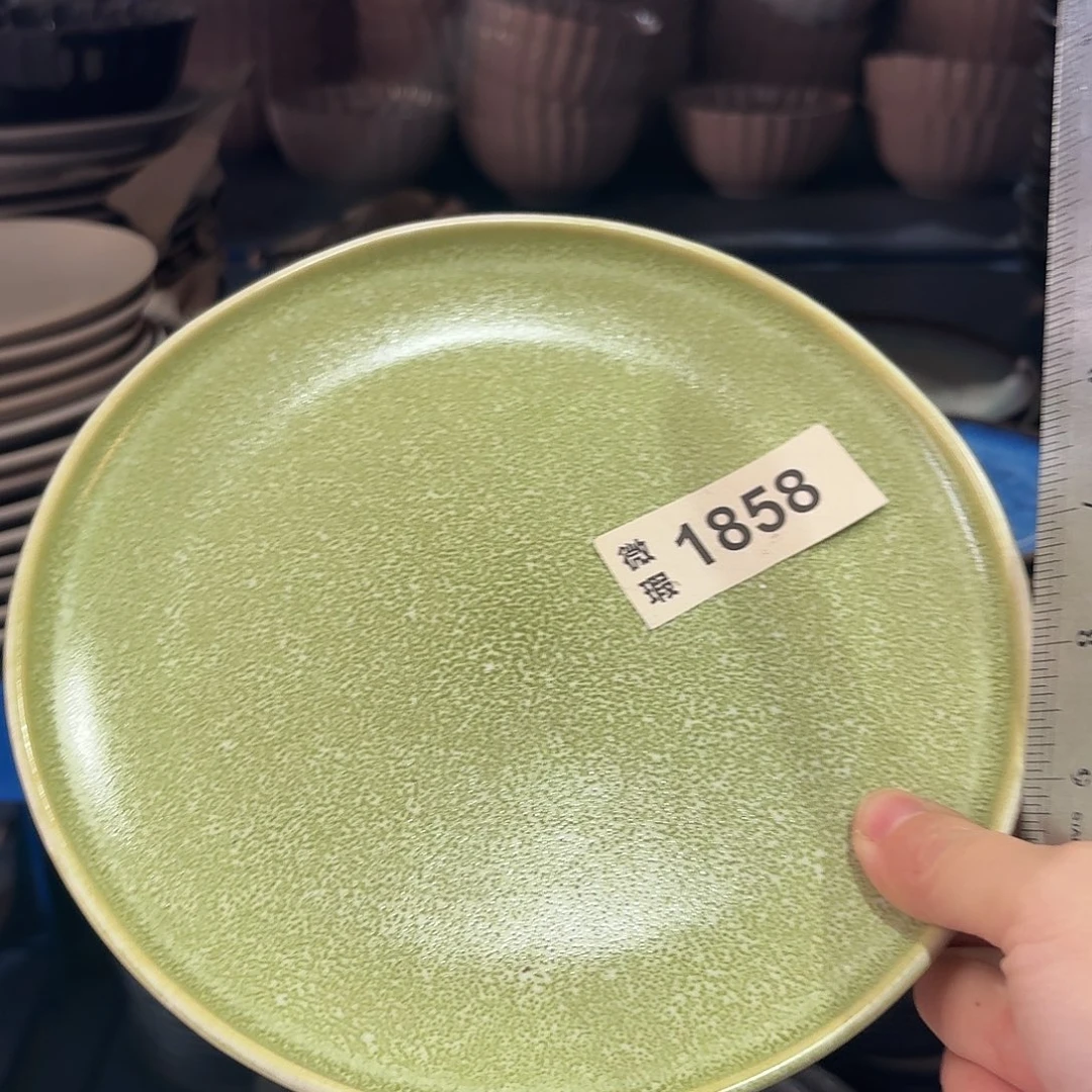 陶瓷1858 微瑕陶瓷餐具2个