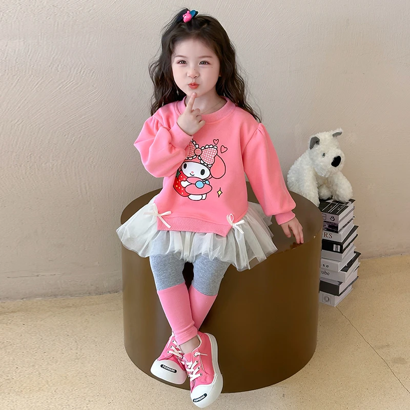 女童春装套装2025新款洋气儿童装春季小女孩时髦女宝宝春秋两件套