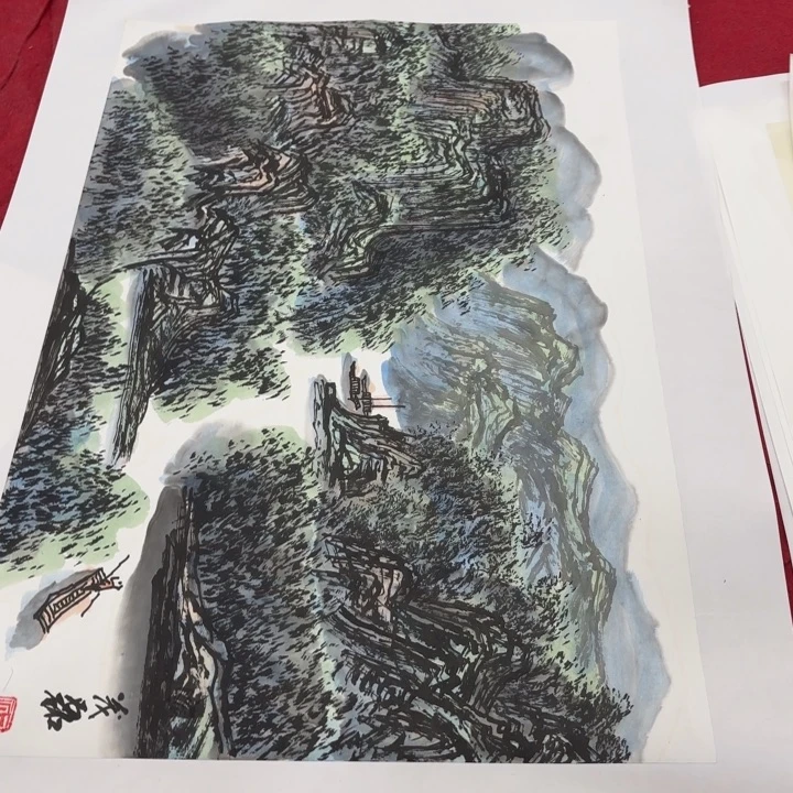 国画花鸟的翅膀和翅膀是一样长