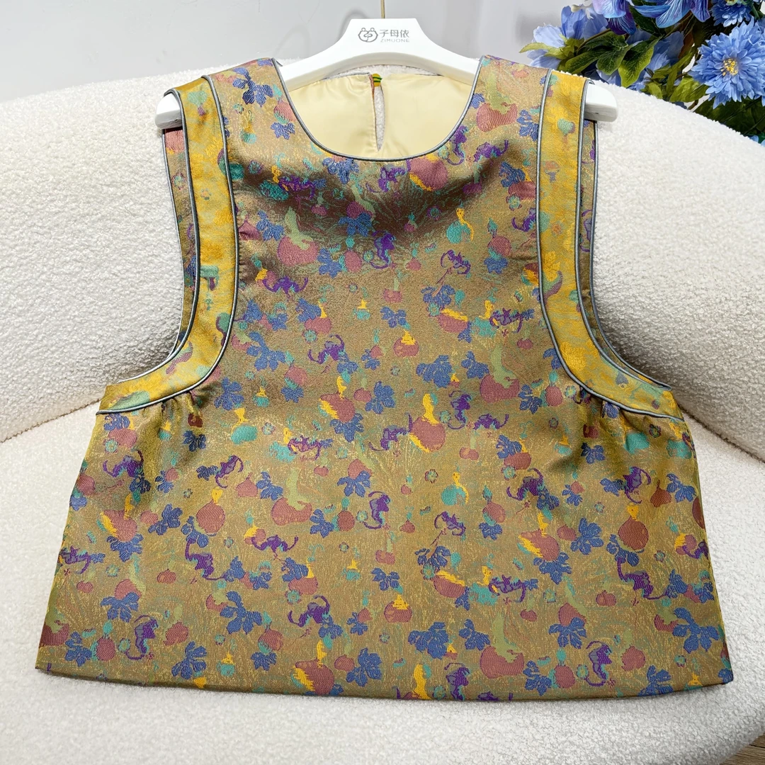子母依新中式葫芦马甲25307QOF8037-2