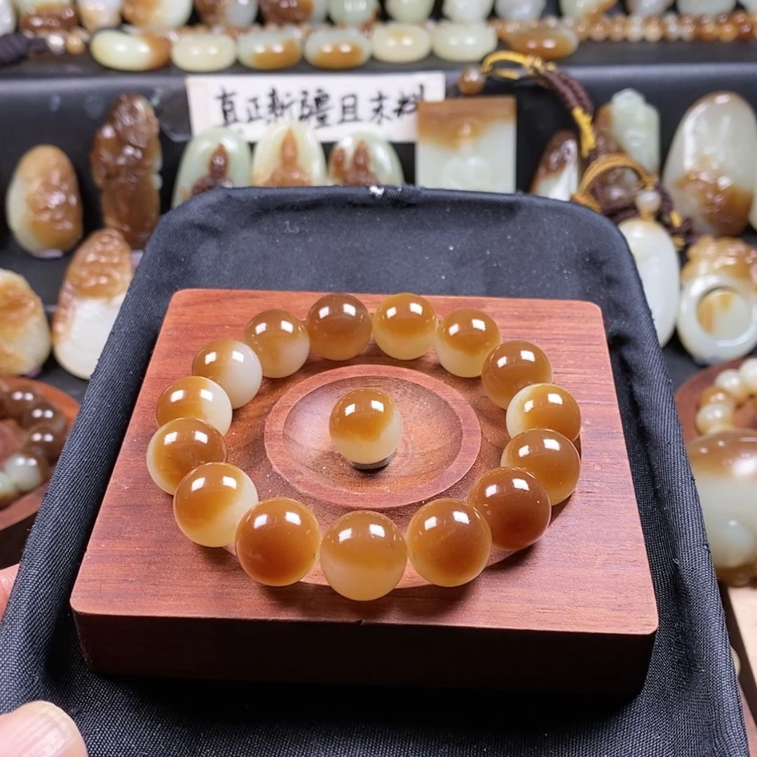 【闪购商品】和田玉（糖玉）手链未镶嵌