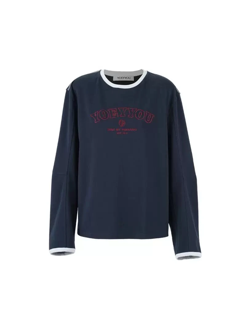 YOEYYOU 25春夏新品 设计师品牌 结构感插肩长T恤