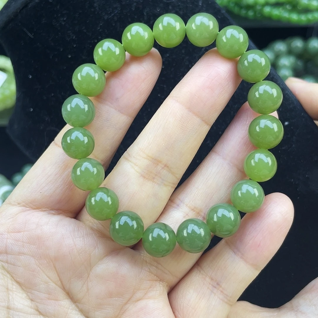 和田玉未镶嵌手链6