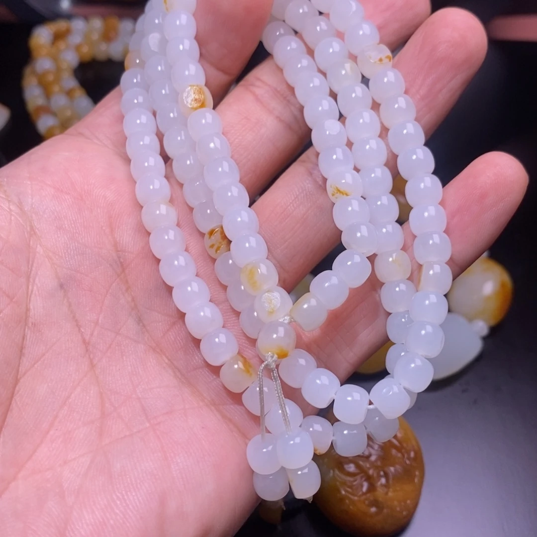 二***马和田玉未镶嵌手链