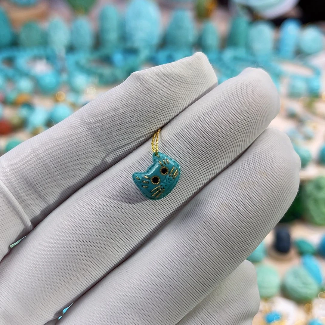 绿松石珠宝奇石未镶嵌