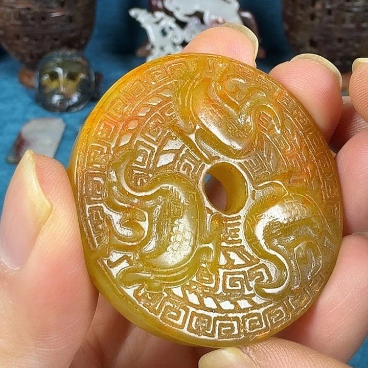 和田玉（糖玉）未镶嵌挂件