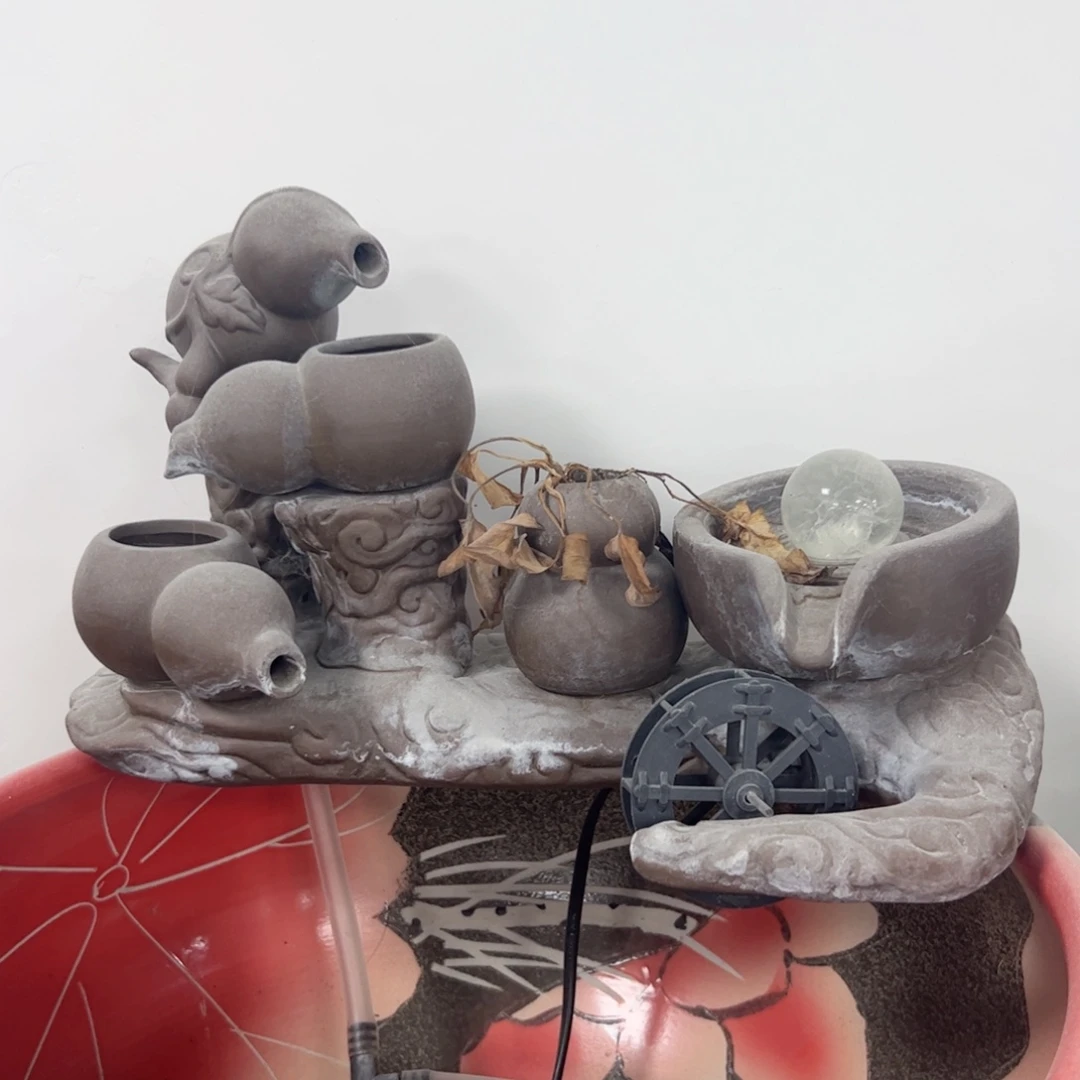 摆件流水如图所示