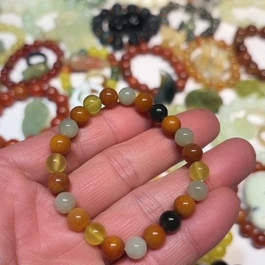 蛇纹石玉未镶嵌手串