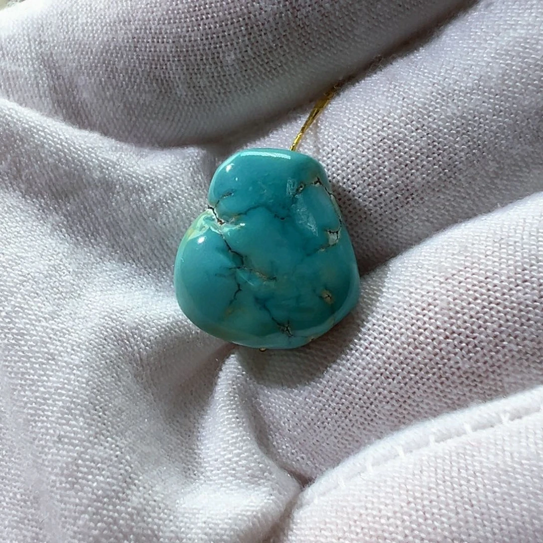 宝***哭绿松石未镶嵌挂件