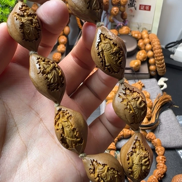 橄榄核手串/手链关公
