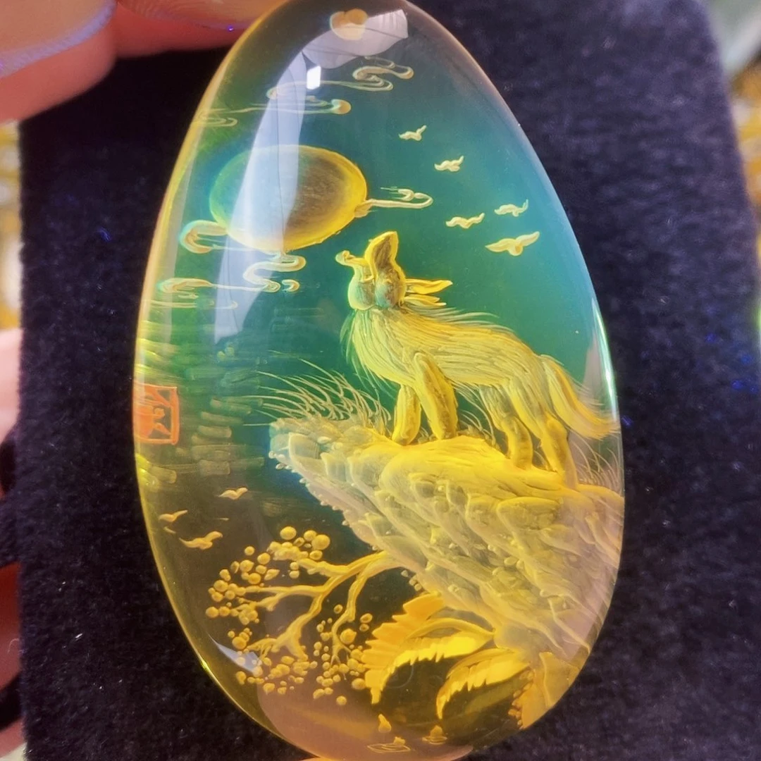 【闪购商品】金珀吊坠(不含链)未镶嵌