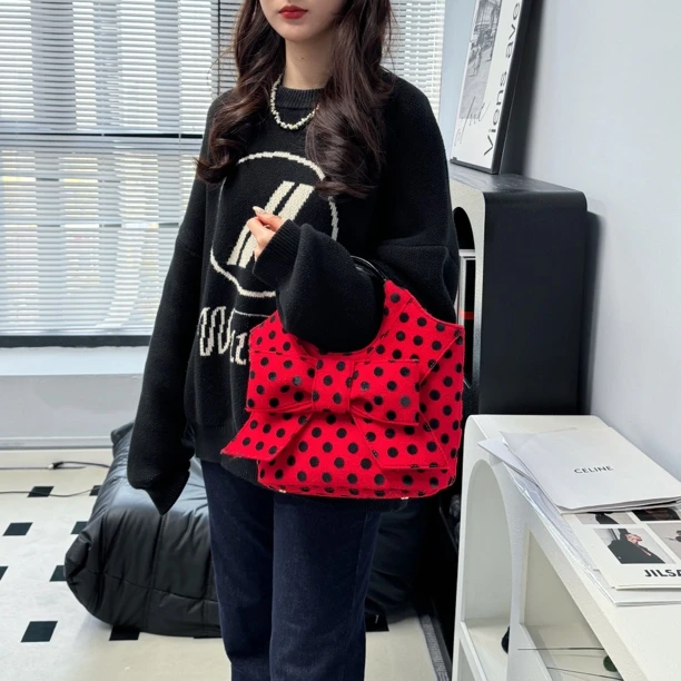 95新 Kate spade/凯特丝蓓 A1440红色手提包时尚休闲百搭印花豹纹