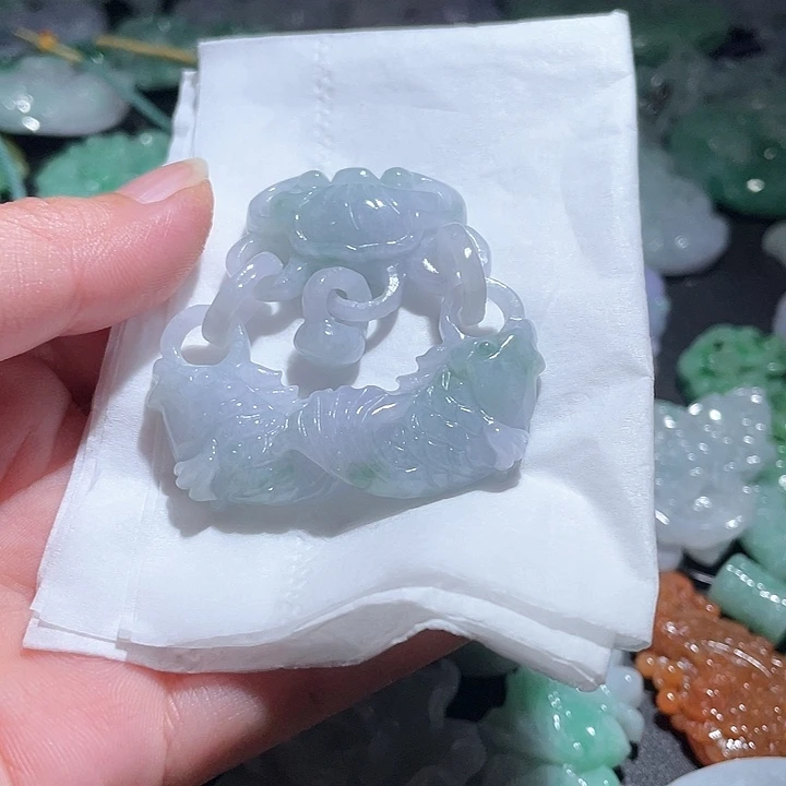 颈饰未镶嵌翡翠天