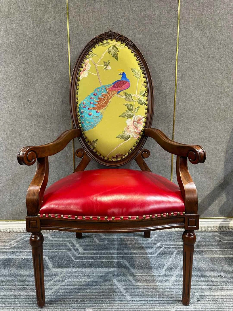 XXY291休闲椅750*640*1300坐高500美式