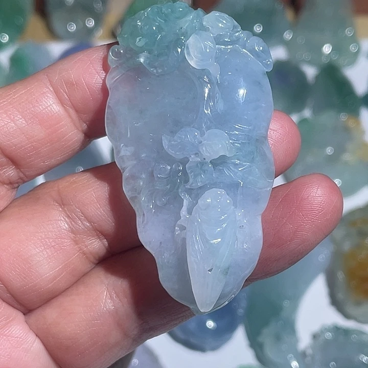 福***慧翡翠未镶嵌吊坠(不含链)