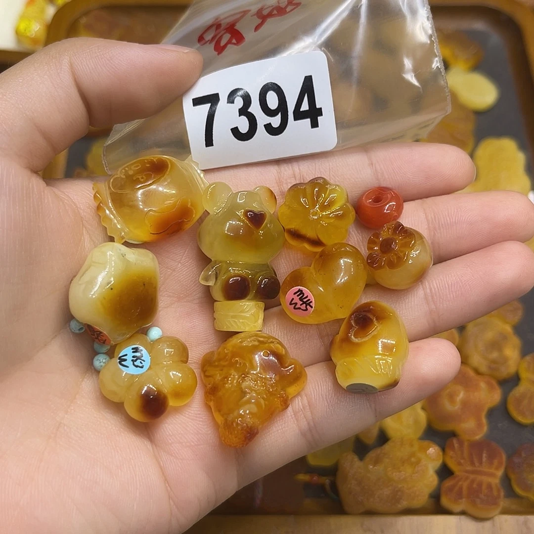 @***＝琥珀未镶嵌珠宝奇石