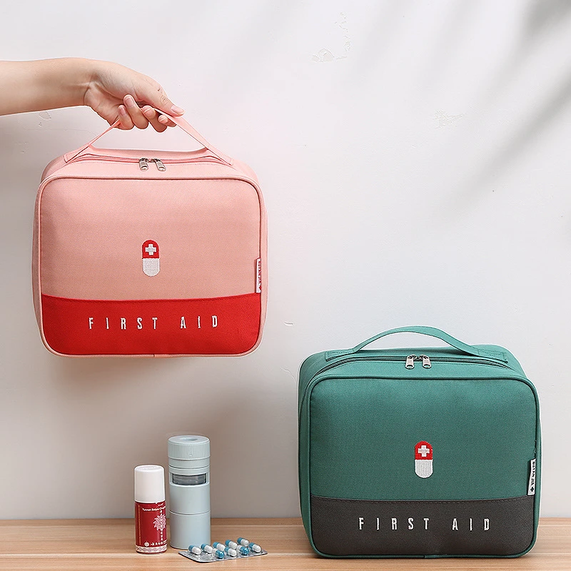 大容量药品收纳包便携分格收纳医药包防水防潮医疗包多功能急救包
