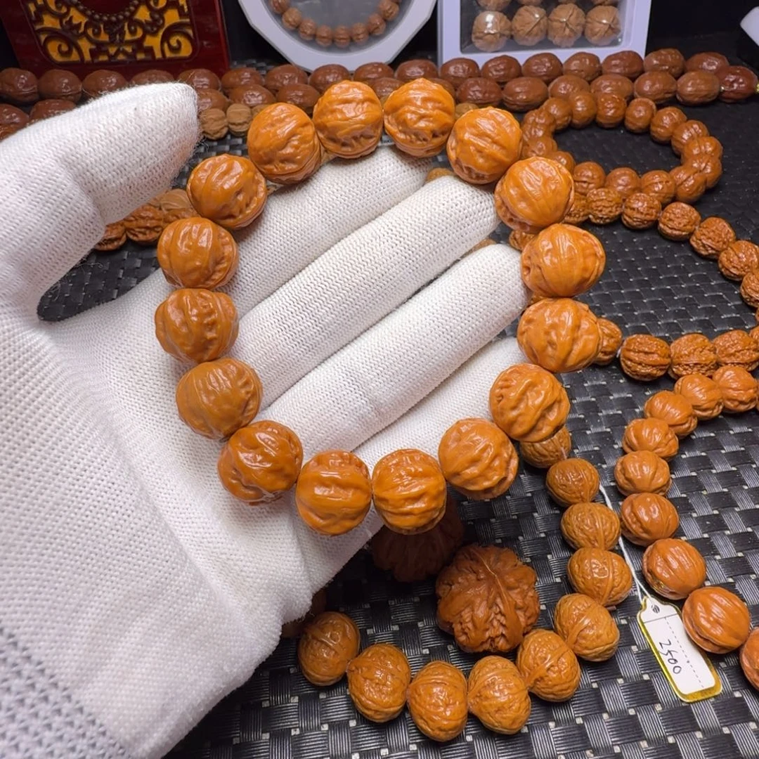 吊坠文玩核桃方肚粗筋