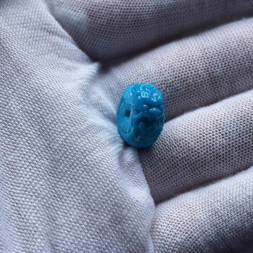 未镶嵌绿松石珠宝奇石卡15-8