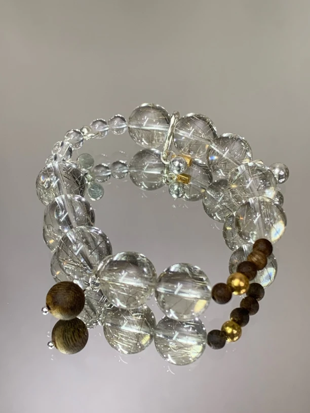 椿田•“维纳斯”晶光金银丝-S925银香材