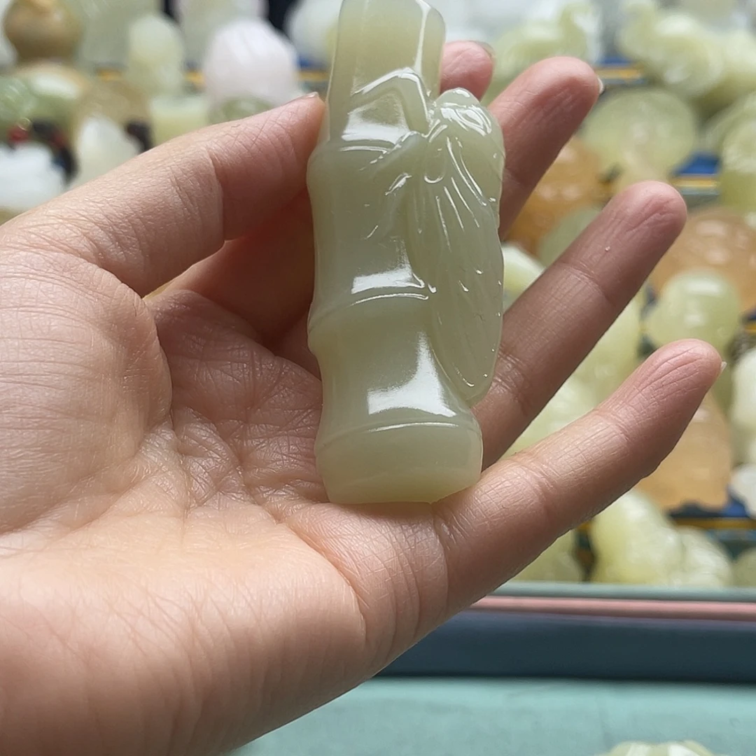 玉天然桌面小摆件