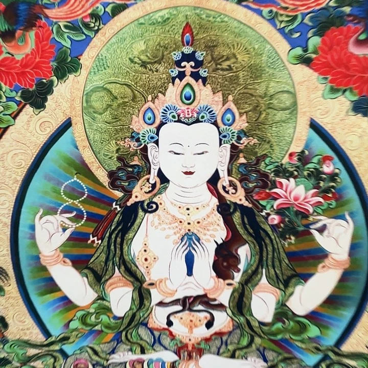 卷轴画唐卡作品框