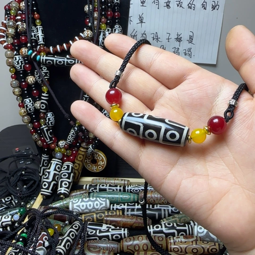 玛瑙/玉髓合金颈饰