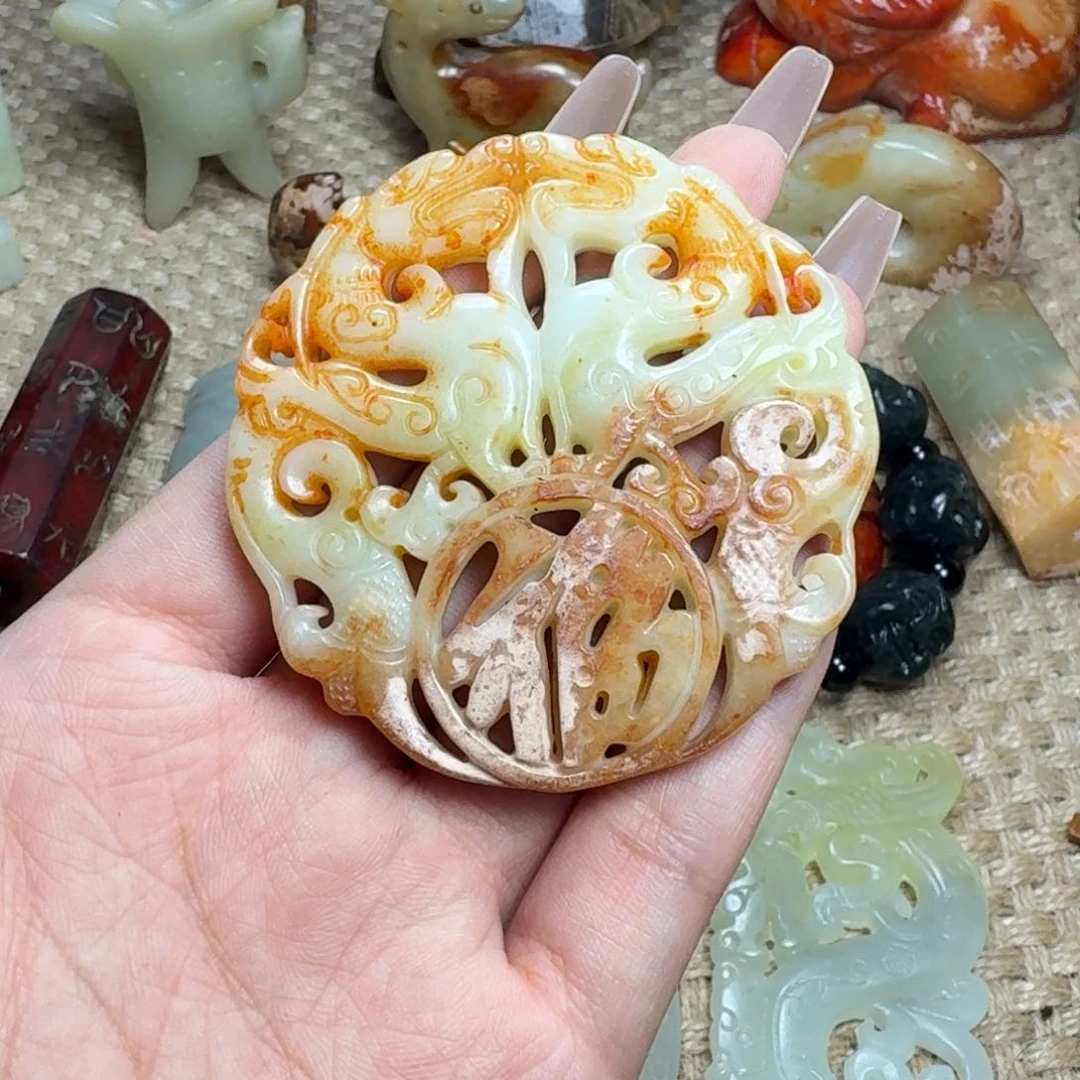 白玉菩提吊坠挂件